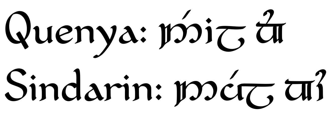 Write your name in Quenya Elvish (accurately) – Hereby the Maverick